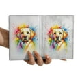 thumbnail image 3 of Watercolor Drip Labrador Retriever Pop Art Colorful Portrait Artwork Travel Passport Wallet Lab Dog Lover Gifts PU Leather Passport Holder Cover - 01009, 3 of 5