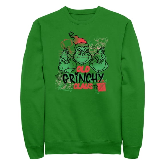 Men's Dr. Seuss Old Grinchy Claus Sweatshirt