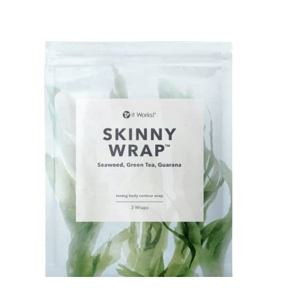 It Works! Enveloppe Mince, 3 Unités (Lot de 1) - Enveloppements Corporels Transformateurs avec Algues, Thé Vert et Guarana pour Raffermir, Tonifier et Sculpter - Idéal pour les Passionnés d'Enveloppements