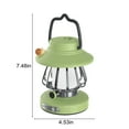 thumbnail image 3 of Retro LED Lantern - Battery-Powered Emergency Lantern - Water Resistant - Bright LED Lamp, for Christmas New Year Decoration, for Indoor & Outdoor Use - Use for Tents, Hiking or Hurricane Prep, 3 of 8