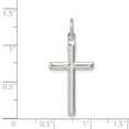 thumbnail image 4 of Auriga Fine Jewelry 925 Sterling Silver Cross Charm for Women (L - 31 mm, W - 16 mm), 4 of 6