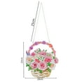 thumbnail image 4 of Cesta de flores con pintura de diamantes para hacer tú mismo con taladro de cadena larga, 4 of 8