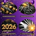 thumbnail image 4 of Golden Sparkling 2026 New Year Banner Fireworks Decor Happy New Year Display Gold Balloons City Skyline 2026 Celebration Background for New Year Party 2026 Celebration New Year Eve, 4 of 9