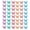 B, variant on OIUR 40/48Pcs Cake Decoration Wafer Paper Flower Cake Toppers Edible Butterfly Flower Cupcake Decoration Birthday Party Accessories
