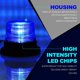 thumbnail image 4 of Luz de advertencia para vehículos con LED azul, luz intermitente magnética con toma para encendedor de cigarrillos de 12-24 V, 4 of 5