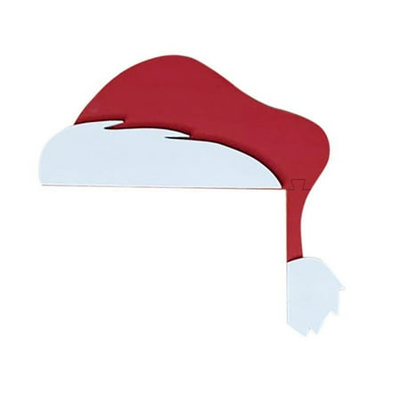 

Dengmore Christmas Door Frame Decoration Funny Santa Claus Front Door Corner Signs Wall Window Decorations