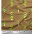 thumbnail image 1 of Soimoi Velvet Fabric Flower Vase Clip Art Printed Craft Fabric by The Yard 58 Inch Wide, 1 of 1
