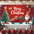 thumbnail image 3 of Decorative Design Christmas Banner Festive Theme Santa Claus Graphic Holiday Decoration Merry Christmas for Holiday Celebration Festive Decor Winter Wonderland, 3 of 9