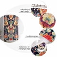thumbnail image 6 of Boho Flowers Bathroom Curtain 84 Inch Shower Curtain with Hooks, Tribal Bohemian Colorful Traditional Floral Waterproof Polyester Bath Curtain Washable Bathtub Curtain 72''x 84'', 6 of 6