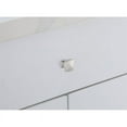 thumbnail image 2 of Elegant Decor Marcel 1.2" Brushed Nickel Square Knob Multipack (Set of 10), 2 of 6