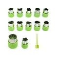 thumbnail image 6 of Shoreew 12Pcs Fruit Vegetable Cutter Shapes Set Mini Cookie Cutters Fruit Cookie Pastry Stamps Mold Reusable Food Shape Cutter Kit Kitchen Helper, 6 of 6