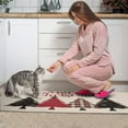 thumbnail image 4 of 2 Pieces Of Kitchen Rugs and Mats Non Skid Washable Merry Christmas (23) Kitchen Mat,Floor Cushion Waterproof Rug,Rubber Backed Area Rugs for Laundry 47*17+30*17, 4 of 7