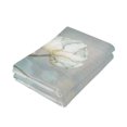 thumbnail image 7 of 2-Piece Polyester cotton Towel Set Absorbent Blooming White Flowers Hand Towel Bath Towel Soft and Comfortable Machine Wash 28.3x14.4, 7 of 7