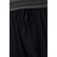 thumbnail image 3 of Debenhams - Set de Pijama Largo de Rayas de Jersey para Hombre (Negro), 3 of 4