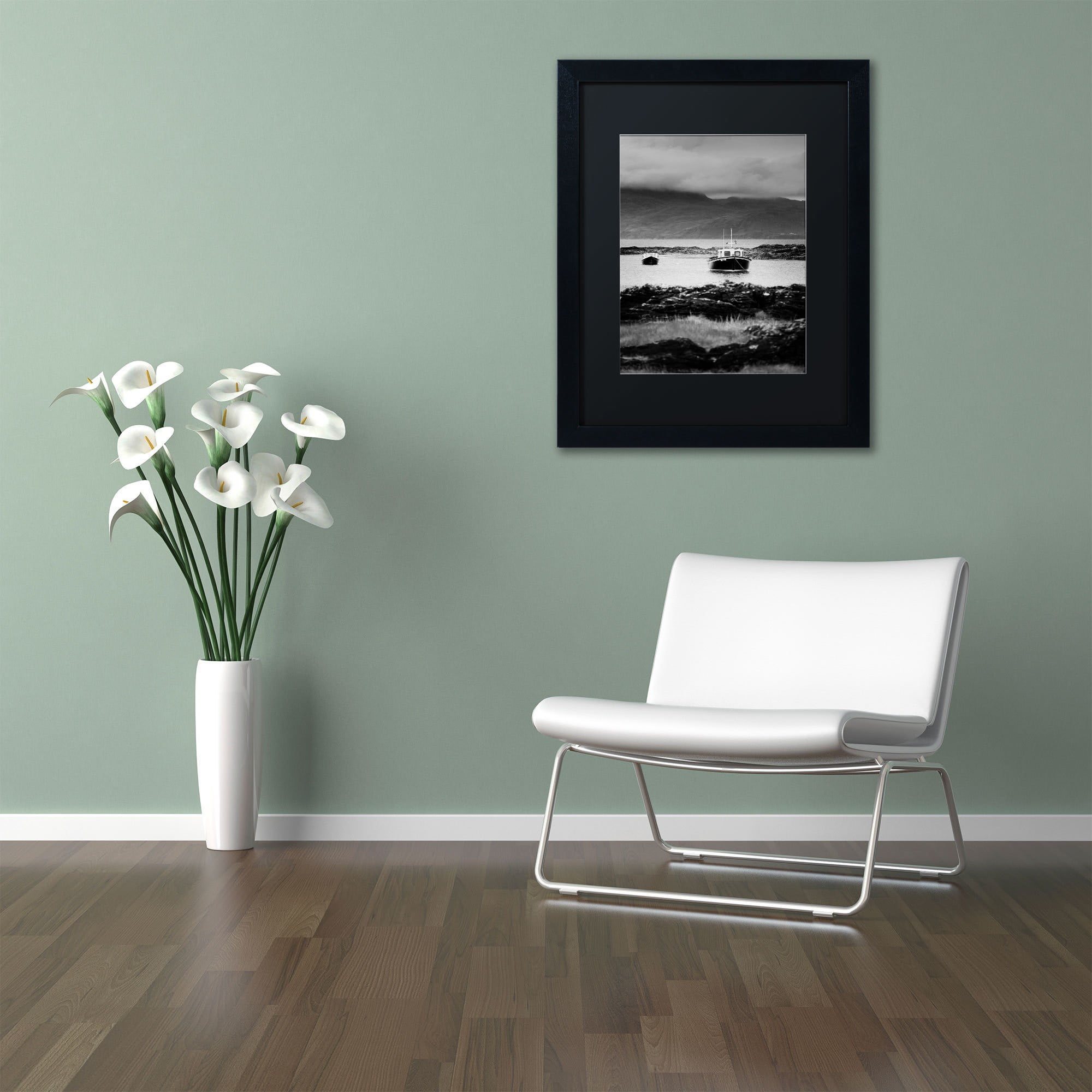 Trademark Fine Art "Two of Us" Canvas Art by Philippe Sainte-Laudy, Black Matte, Black Frame