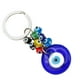 thumbnail image 4 of Llavero con colgante de diablo turco de ojos azules y cuentas azules, 4 of 8
