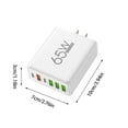 thumbnail image 3 of Universal Port Travel Charger - 2 Type - C PD + 4 USB Ports, 3.1A Output, Fast Charging, Compact Design, Safe and Reliable, Ideal for US Outlets, 3 of 6