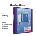 thumbnail image 2 of Carpeta STAPLES 190665, color morado, con capacidad para 275 hojas, 2 of 8