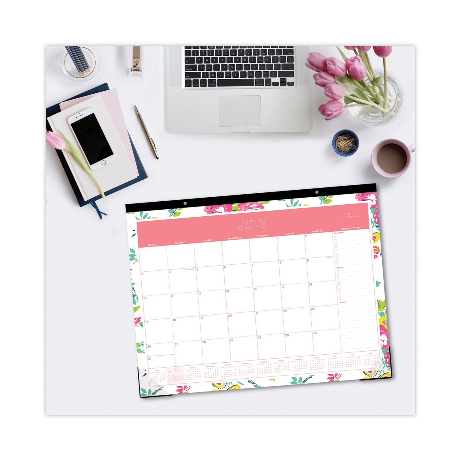 Day Designer Academic Monthly Desk Calendar, 22" x 17", Peyton White, July  2022 to June 2023, 107938-A - Walmart.com