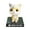 Yellow, variant on HUONA Spring Shaking Head Cat Doll Toy Car Ornament Temporary Parking Telephone Number Holder Auto Vehicle Interior Dashboard Decoration Creative Gift for Car Home Desk Ornament Gray