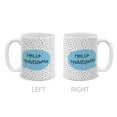 thumbnail image 2 of MUGBREW 11 Oz Ceramic Tea Cup Coffee Mug, Baby Blue Hello Handsome, 2 of 7