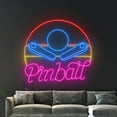 thumbnail image 5 of Handmadetneonsign Pinball Wall Art, Pinball Retro Wall Decor, Game Room Casino Wall Decor, 5 of 5