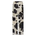 thumbnail image 4 of Animal Printing Cow Pajamas Leisure Trousers Soft Warm Sleepwear Bottoms Loose Retro Nightwear, 4 of 6