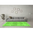 thumbnail image 3 of Ahgly Company Indoor Rectangle Abstract Green Modern Area Rugs, 2' x 5', 3 of 4