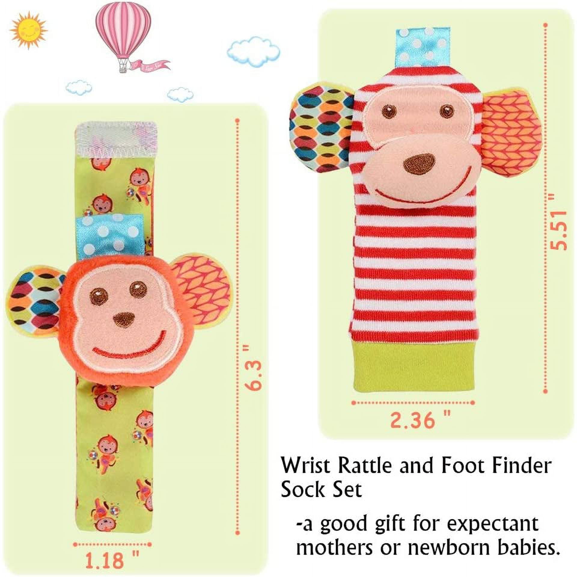 4pcs Infant Baby Wrist Rattle and Foot Socks – Elite Outlet Store