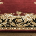 thumbnail image 2 of SAFAVIEH Naples Victoria Floral Wool Area Rug, Maroon/Beige, 3' x 5', 2 of 5