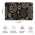 thumbnail image 3 of Black Gothic Sun Moon Pattern Bathroom Rugs Mat,Non Slip Microfiber Bathroom Rug,Rubber Backing,Soft Bathroom Mats for Bathroom Floor,Tub and Shower,17x27in(43x68cm), 3 of 5