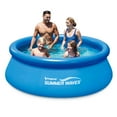 thumbnail image 2 of Open Box Summer Waves 8 x 8 x 2.5ft Inflatable Above Ground Pool w/ Filter Pump, 2 of 5
