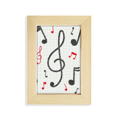 thumbnail image 1 of La notacion de la musica combinacion el patron de colores Escritorio de madera Arte Pintura 5x7 pulgadas marco de foto foto, 1 of 4