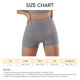 thumbnail image 5 of Mujeres entrenamiento yoga shorts color puro fitness alta cintura slim fit cadera estiramiento costilla pantalones cortos para correr, 5 of 5