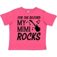 thumbnail image 3 of Inktastic For the Record My Mimi Rocks Boys or Girls Toddler T-Shirt, 3 of 5