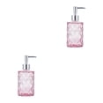 thumbnail image 1 of Naiovety Dispensador De Jabón Reutilizable De Gran Capacidad Y Respetuoso Del Medio Ambiente Para Un Dispensador De Jabón Manual Recargable cubierta rosa-plata 2Conjunto, 1 of 6