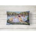 thumbnail image 2 of Carolines Treasures 7507PW1216 Angels with Great Dane Canvas Fabric Decorative Pillow, 12H x16W, multicolor, 2 of 3