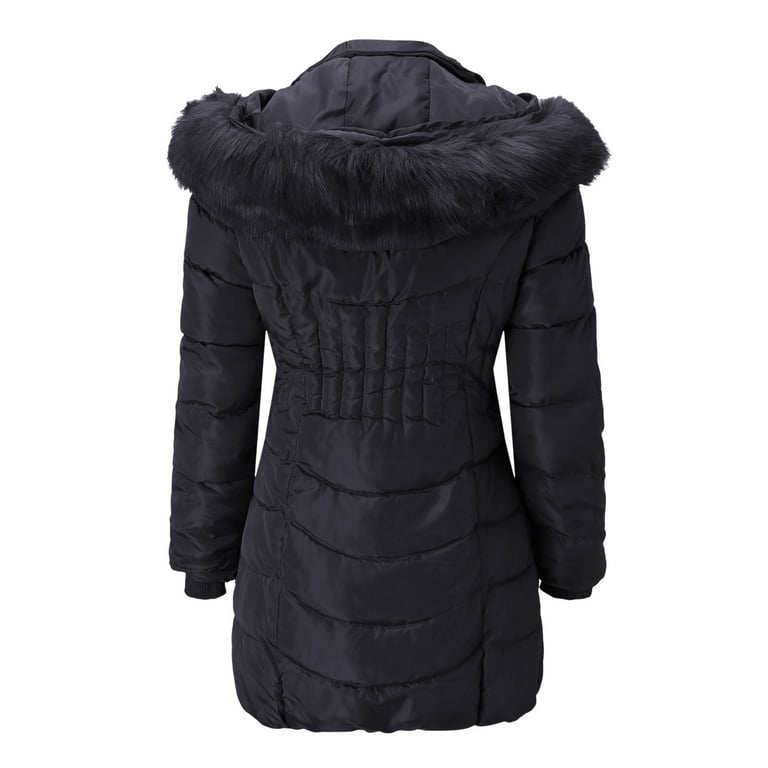 Black Quilted Puffer Zip Sac – maeree