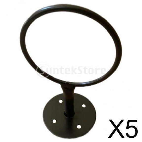 5x Aptment Ball Holder Display Bketball Football Volleyball Exercise Ball Black Organizer for Kids