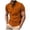 Orange, variant on Zylarhe Men's Polo Shirts, Men's Short Sleeve Shirt Summer Casual Solid Holiday Tops Orange XL