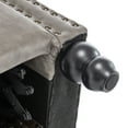 thumbnail image 6 of UIXE Recliner Chairs Faux Leather Push Back Recliners Upholstered Chairs for Bedroom, Gray, 6 of 6