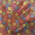 thumbnail image 3 of Flower Tulle Curtains with Rod Pocket, Colorful Blooming Daisies on a Warm Colored Background Rainbow Wildflower Pattern, Sheer Drape for Wedding Party 2 Panels, 7 Sizes, Multicolor, by Ambesonne, 3 of 3