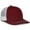 Maroon/white, variant on Outdoor Cap OC771 Premium Modern Trucker Cap-Heathered Stone/Grey/Maroon-Adult