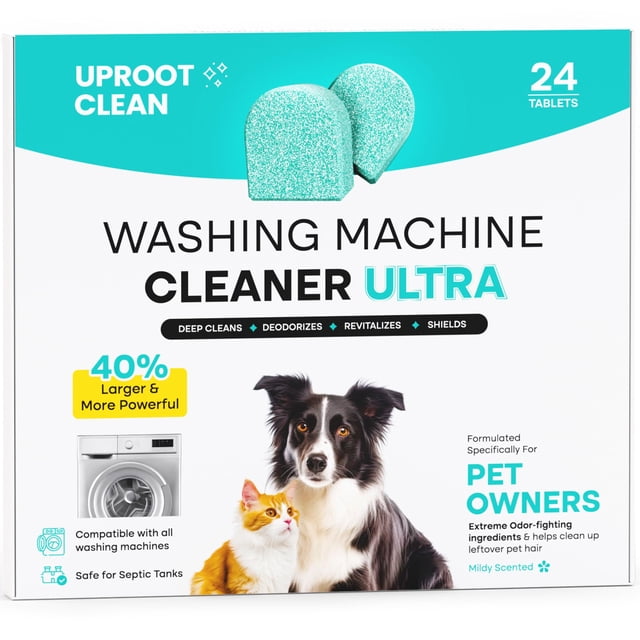 Tabletas limpiadoras para lavadora Uproot Clean Ultra, paquete de 24