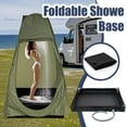thumbnail image 7 of 31.5"x31.5"x4" Portable Shower Pan, Camping Shower Base Collapsible Temporary Shower Stall with Drain Hose Durable Foldable Basin for RV Outdoor Bathing Pets Tent Indoor Outdoor Use, 7 of 7