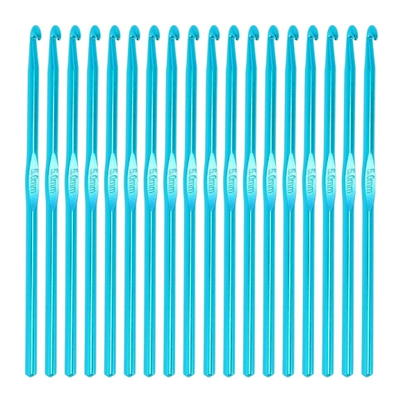 Unique Bargains 18 Pcs Crochets au Crochet 5,0 mm Taille US 8 Aiguilles à Crochet et Tricot pour Bricolage Fil d'Artisanat Contribuer aux Débutants