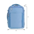 thumbnail image 6 of btL 18-inch Nylon Travel Backpack with 15-inch Laptop Sleeve, Blue Shadow, 6 of 15