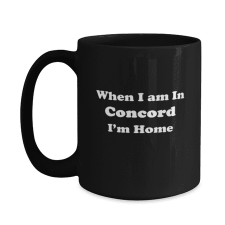 

Moving from Concord Gifts - Moving to Concord Coffee Mug - Moving from Concord Cup - Moving to Concord Birthday Gifts for Men and Women Moving Away - Black 15oz. Mug