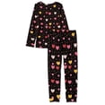 thumbnail image 6 of FOR U DESIGNS Aestheic Heart Pajama Sets for Women 2 Piece Long Sleeve and Pants Size 2XL Nightwear Long Crew Neck Tops Comfortable Jogger Sleepwear for Women Winter, 6 of 6