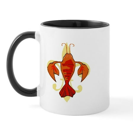 

CafePress - Fleur De Craw Too Mug - 11 oz Ceramic Mug - Novelty Coffee Tea Cup